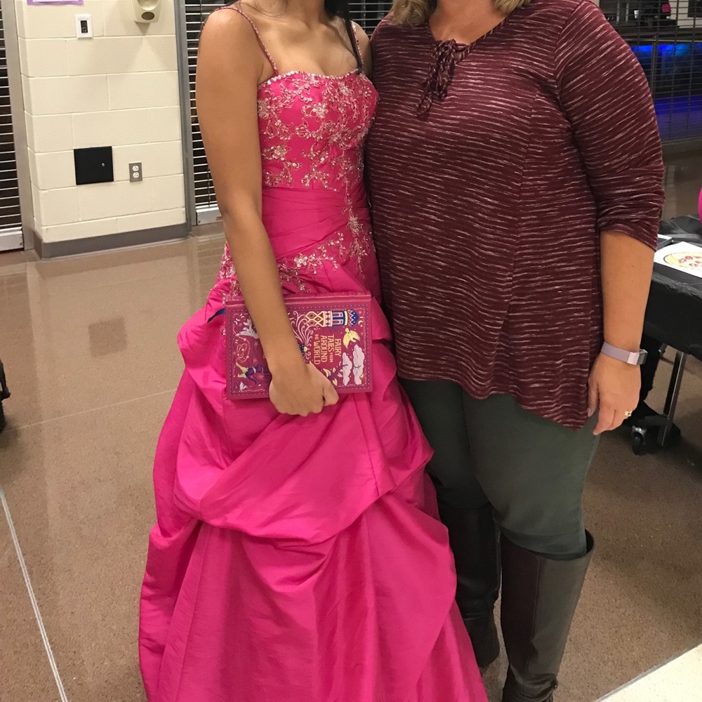 Pink Strapless Corset Dress
